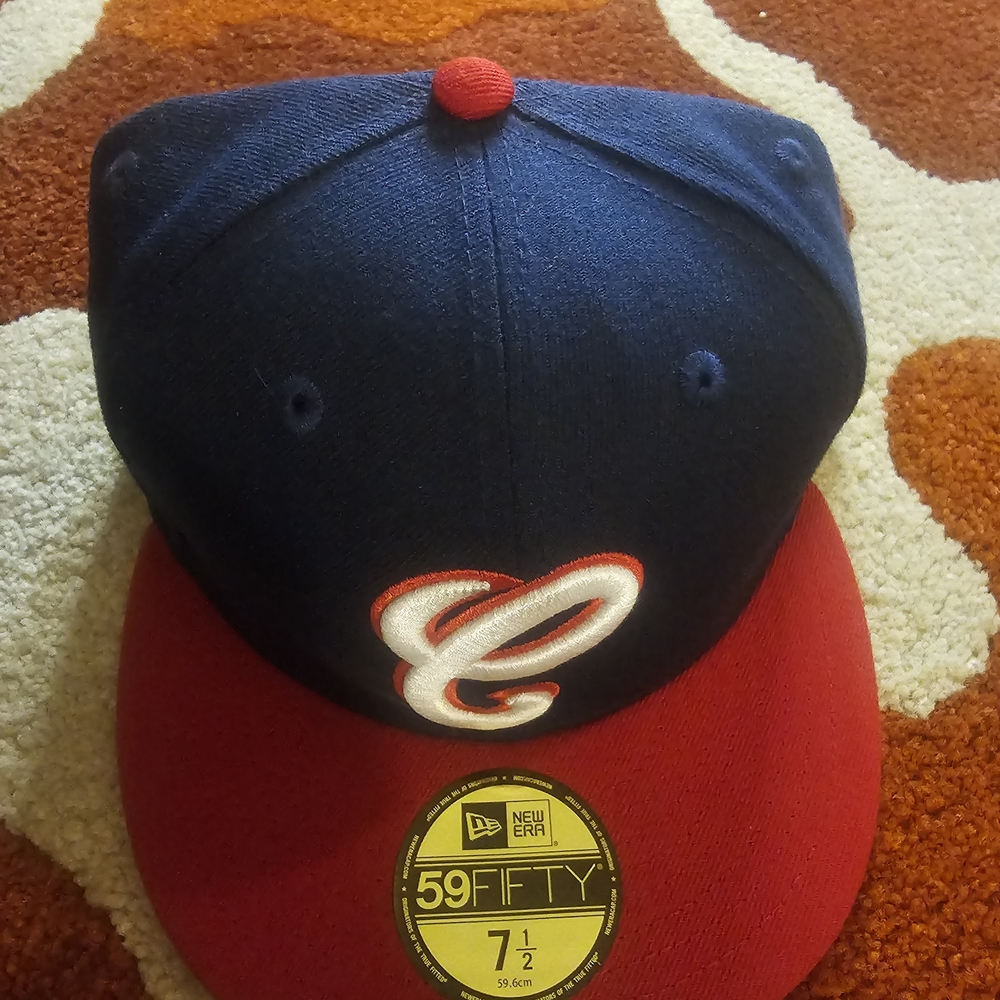 New Era 59FIFTY Navy and Red Cap